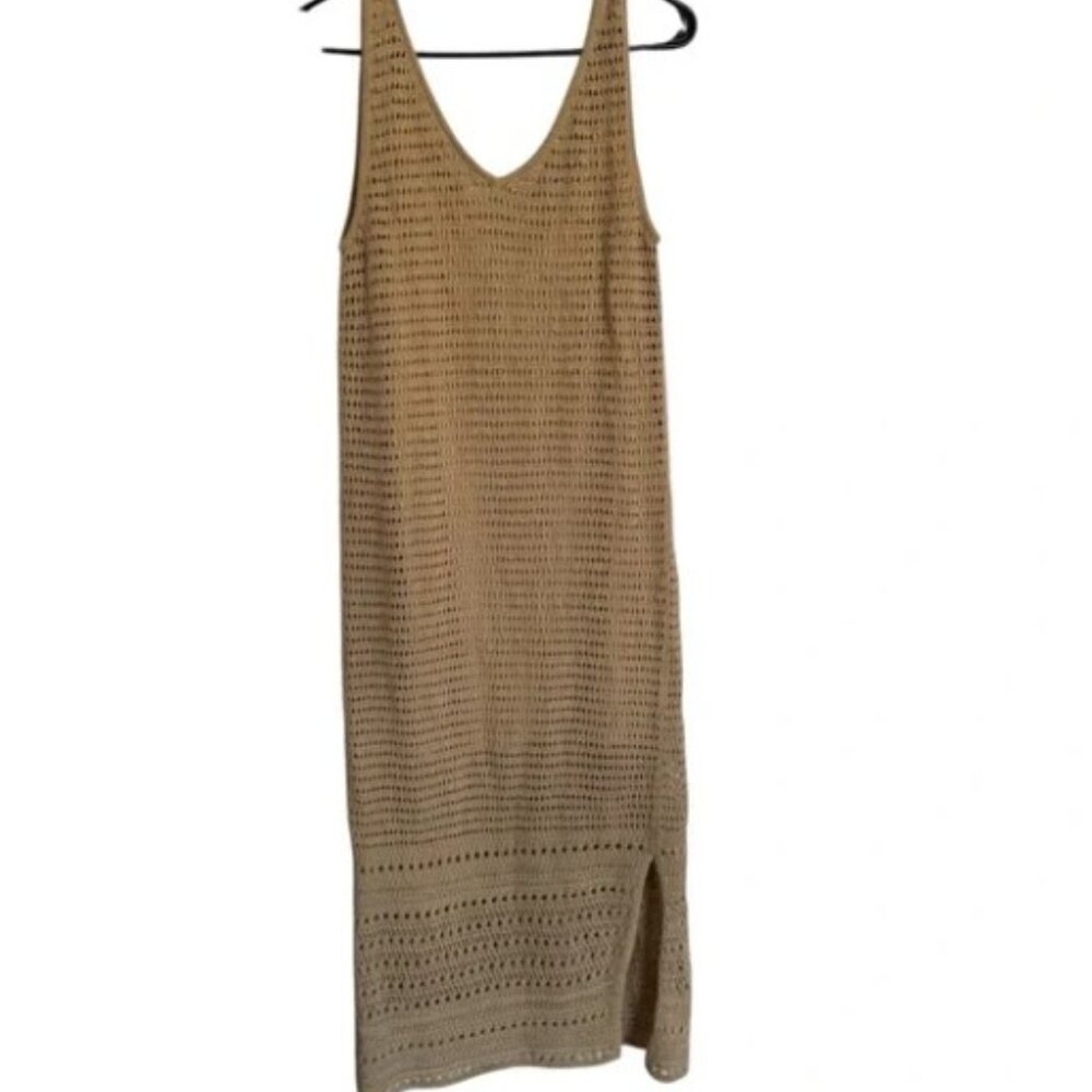 NWT Tommy Bahama Tan Crochet Dress size S